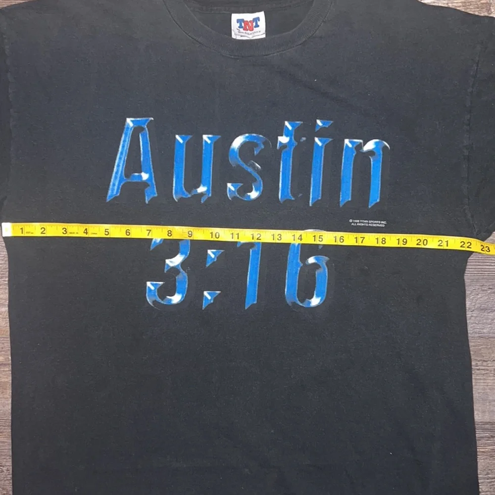 Vintage 1998 Stone Cold Wrestling T-Shirt - Picture 7 of 12